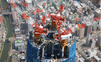 2010.4.27<br>4/24現在で高さ358mになりました。5月上旬からは第一展望台の工事がスタートします。